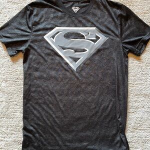 DC Comics Charcoal Superman Emblem Tee
